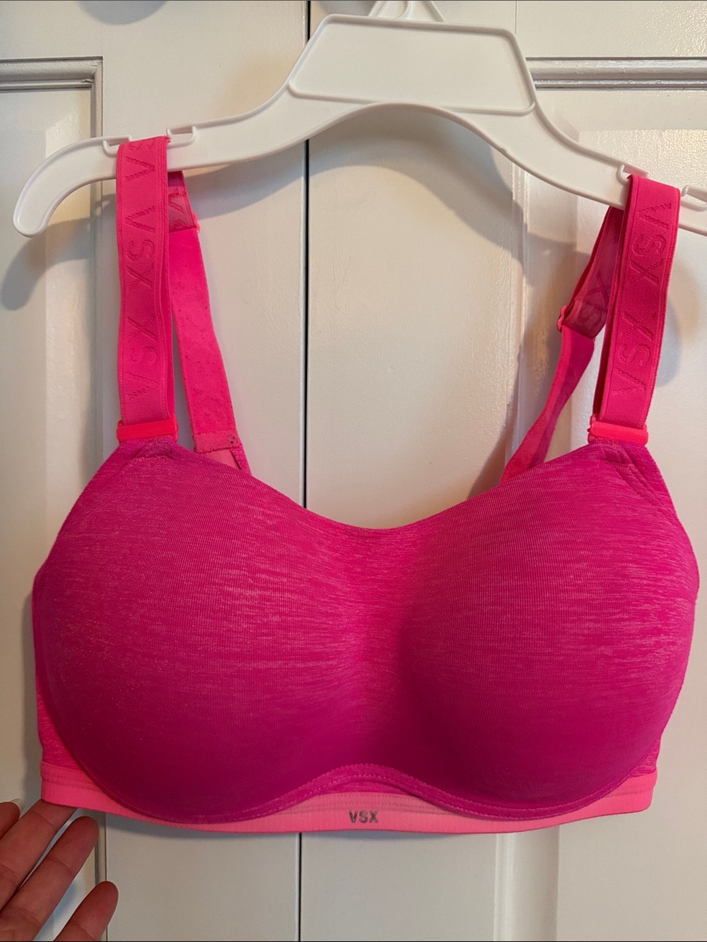 VSX Hot Pink Molded T-Shirt Sports Bra